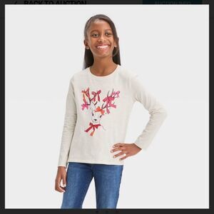 🆕👱🏽Long Sleeve 'Deer' Graphic T-Shirt - Cat & Jack‚ 